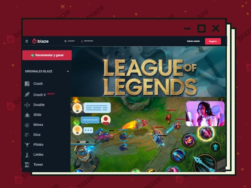 League of Legends betting at Blaze