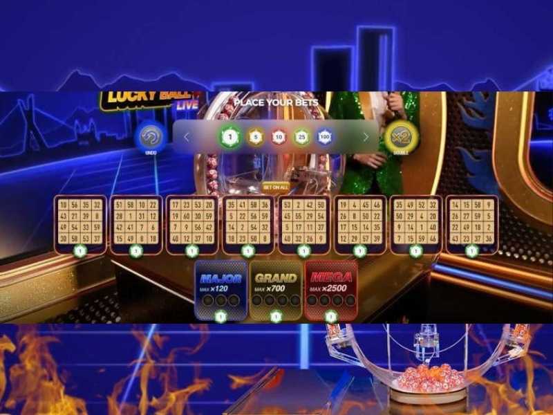 Bonificación de ventajas de Mega Fire Blaze Lucky Ball