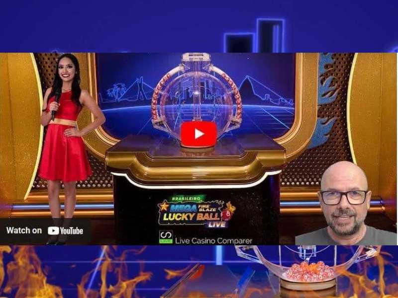 Mega Fire Blaze Lucky Ball cartas y elementos